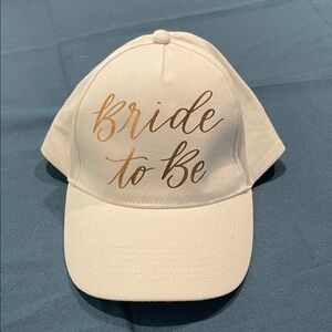 Bride to Be White Cap